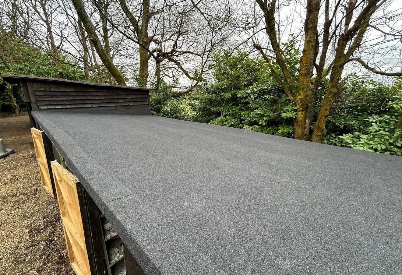 Completed flat roof by Lowestoft Goldway Roofing